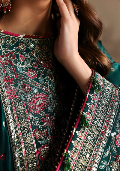 Emaan Adeel Pakistani Luxury Silk Dress - db30354