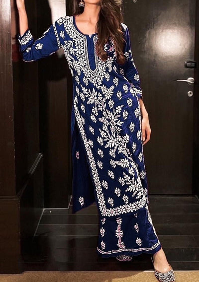 Embroidered Lucknowi Designer 2 Pieces Co - Ords - db29633