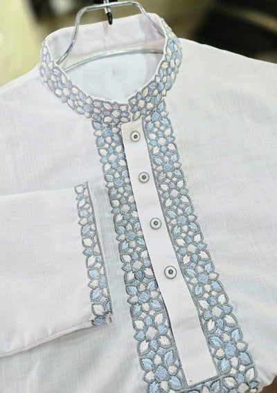 Embroidered Mixed Cotton Punjabi - db28562