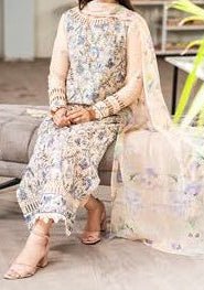 Gulljee Emira Ready Made Embroidered Lawn Dress - db26331