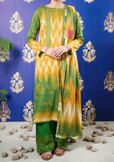 Gulljee Naqsh Ready Made Embroidered Printed Lawn - db26365