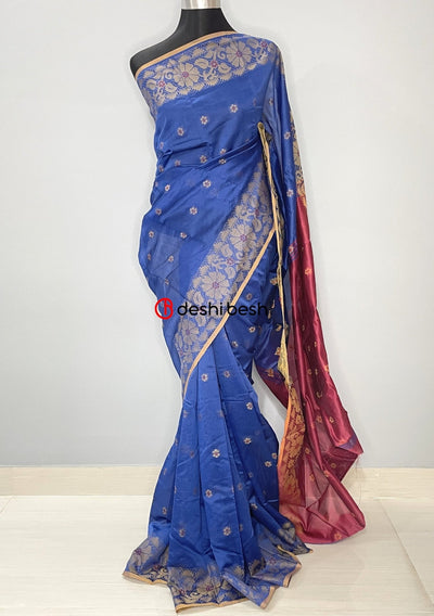 Handloom Jacquard Katan Silk Saree - db25800