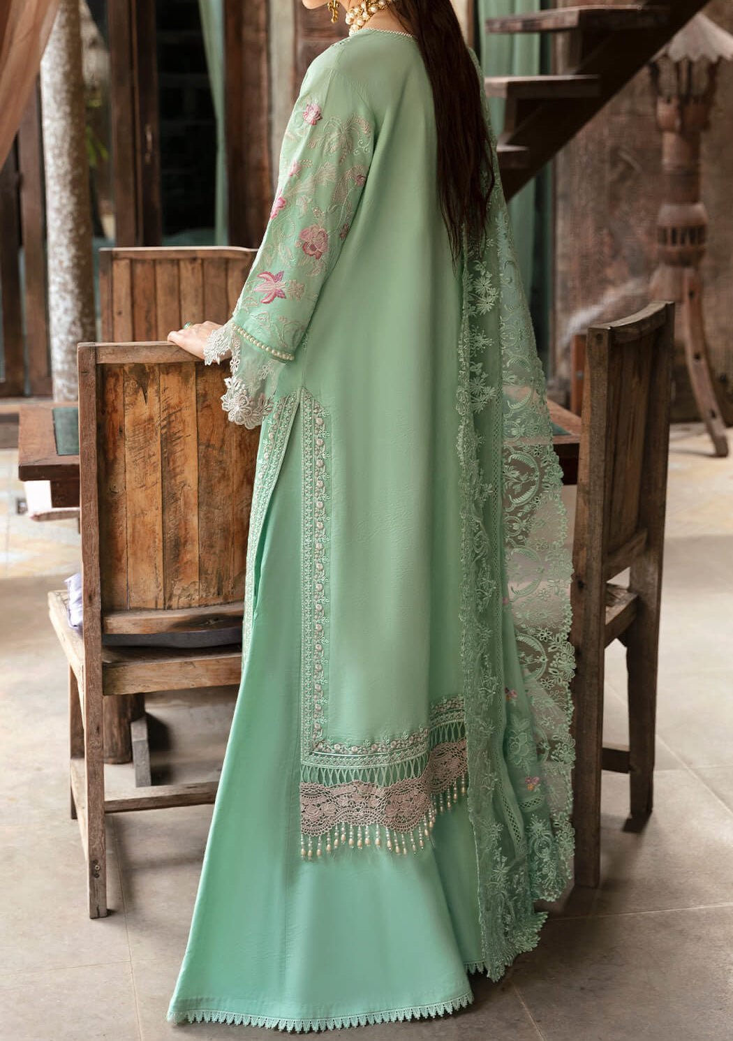 Imrozia Maya Pakistani Luxury Lawn Dress - db26414