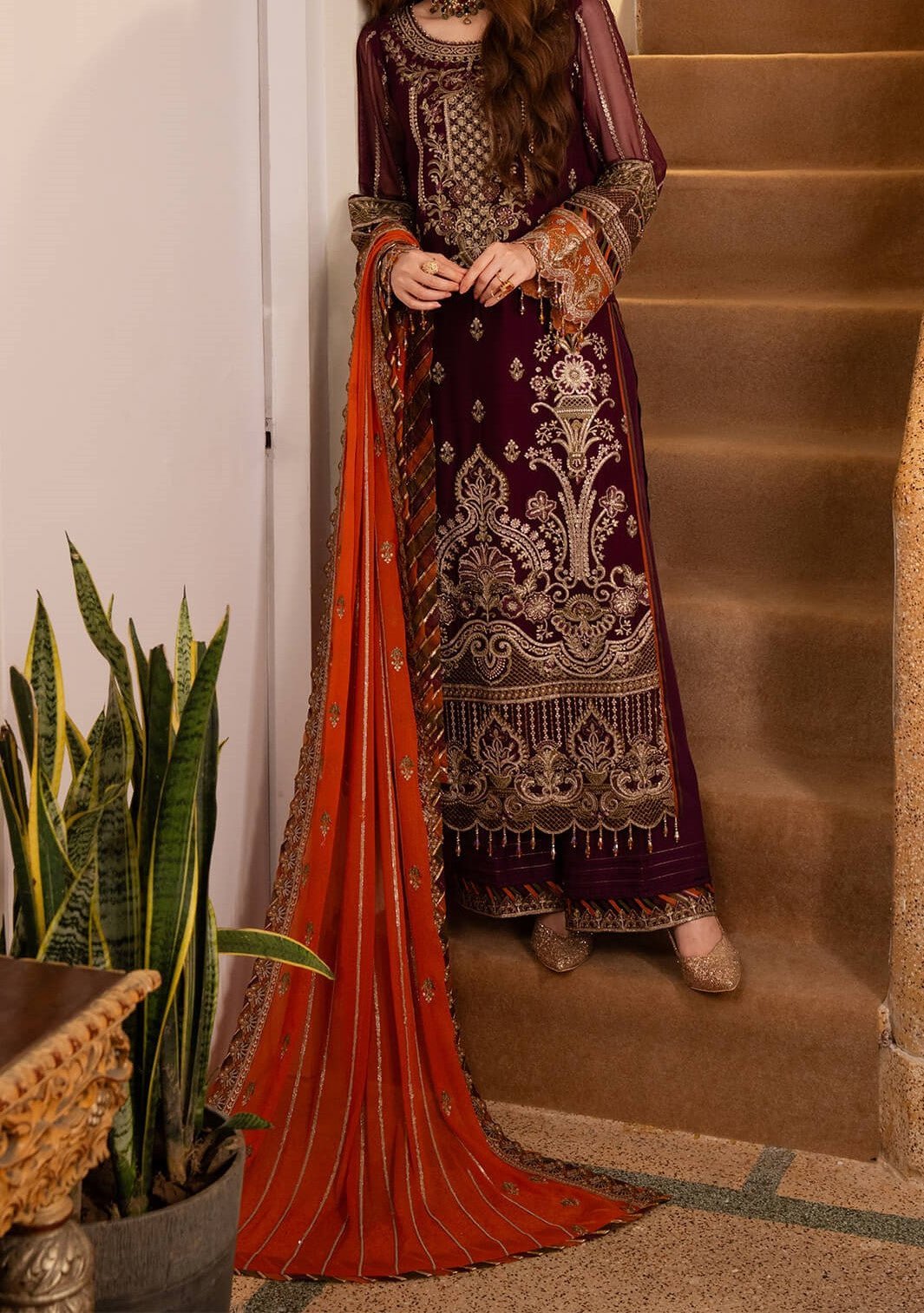 Imrozia Noor Jahan Pakistani Luxury Dress - db28478