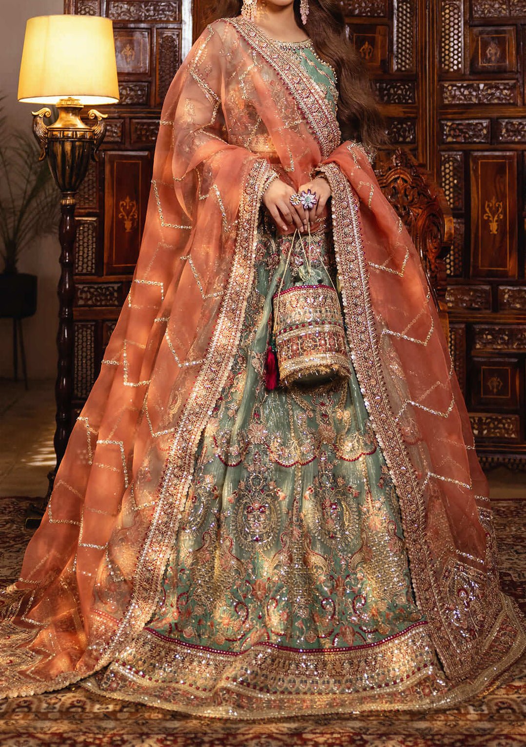 Imrozia Raqs Pakistani Luxury Lehenga Choli - db27310