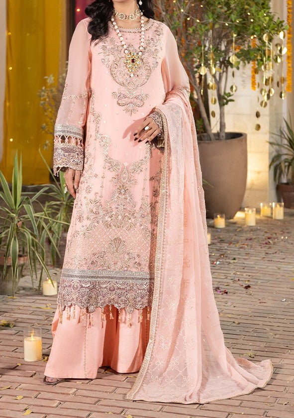 Imrozia Shagun Pakistani Luxury Chiffon Dress - db30252