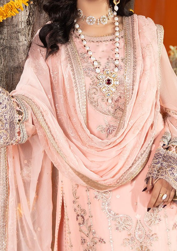 Imrozia Shagun Pakistani Luxury Chiffon Dress - db30252