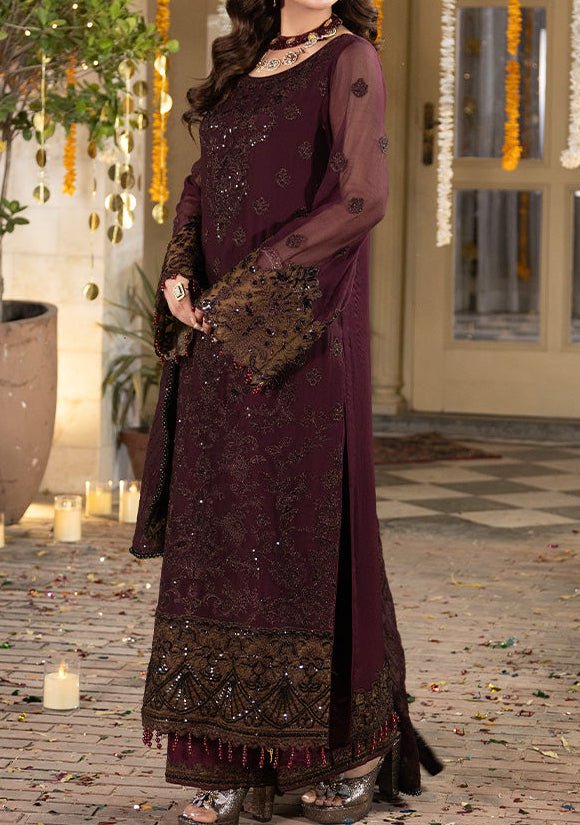 Imrozia Shagun Pakistani Luxury Chiffon Dress - db30249