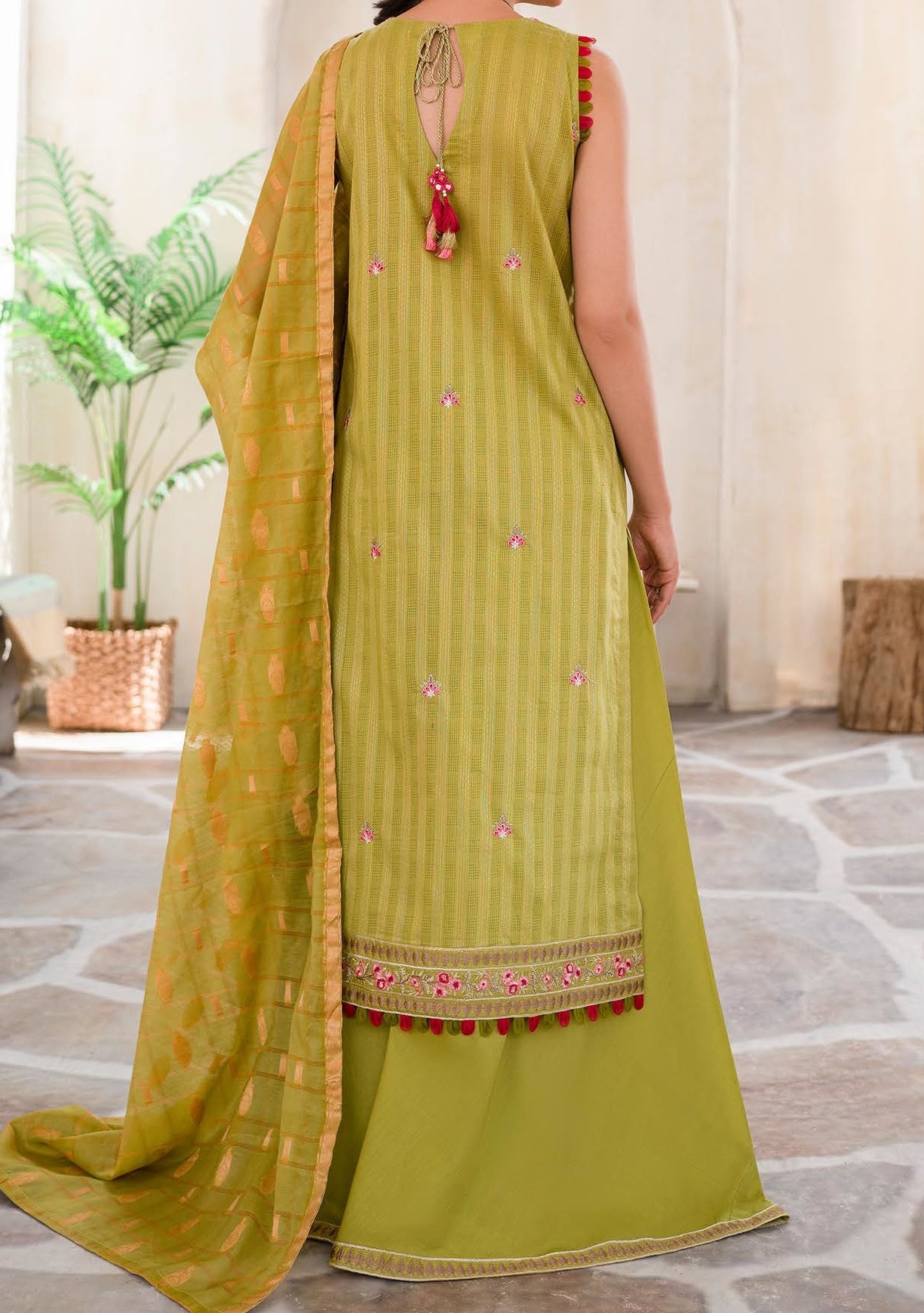 Kalakari Pakistani Embroidered Lawn Dress