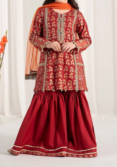 Maria.B Girl's Embroidered Sharara Suit - db28832