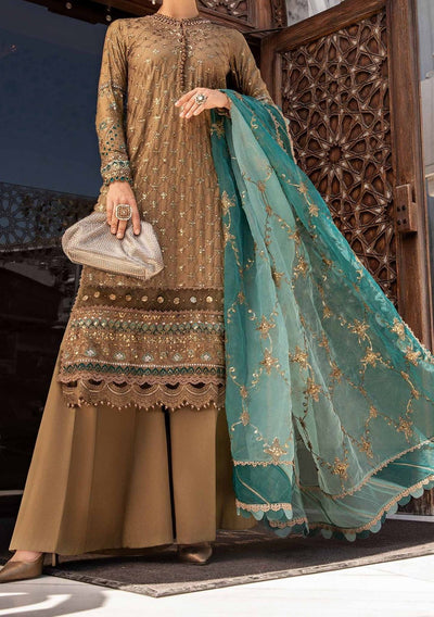 Maria.B Pakistani Luxury Embroidered Dress - db27235