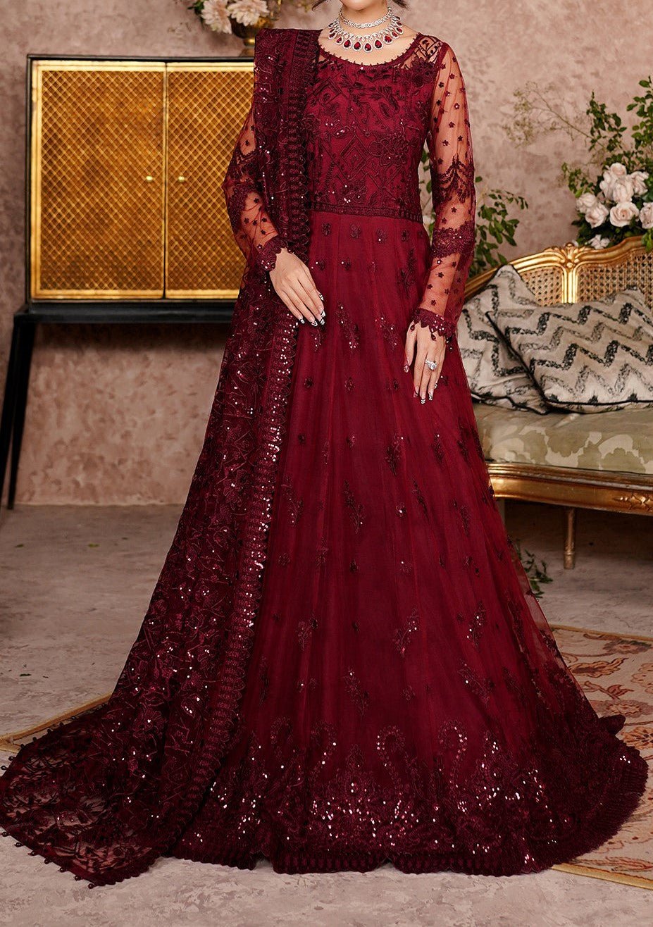 Maryam's Aarzu Pakistani Luxury Chiffon Anarkali - db27632