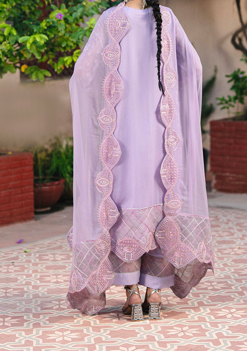 Maryum N Maria Amel Embroidered Chiffon Dress - db30438