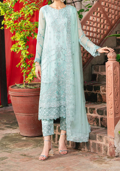 Maryum N Maria Amel Embroidered Chiffon Dress - db30437