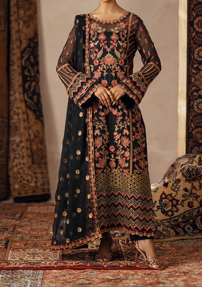 Maryum N Maria Azal Embroidered Chiffon Dress - db302670