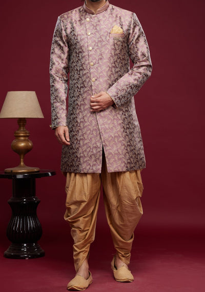 Men's Semi Indo Western Party Wear Sherwani Suit - db25768