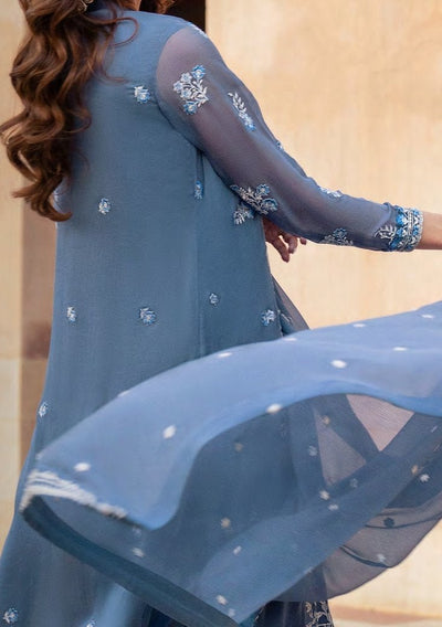 Merakish Heavy Embroidered Chiffon Dress - db27774