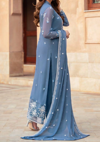 Merakish Heavy Embroidered Chiffon Dress - db27774