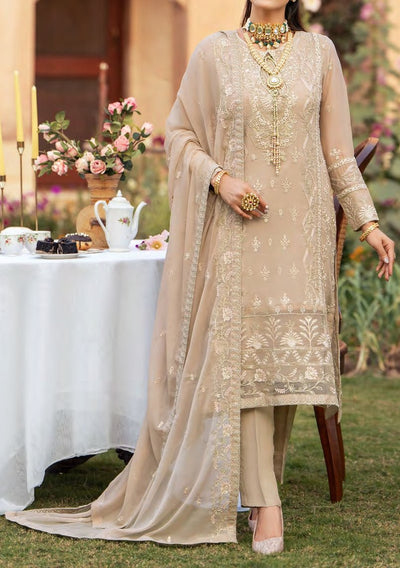 Merakish Heavy Embroidered Chiffon Dress - db27775