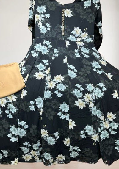 Premium Georgette Floral Printed Gown - db29791
