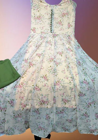 Premium Georgette Floral Printed Gown - db29793