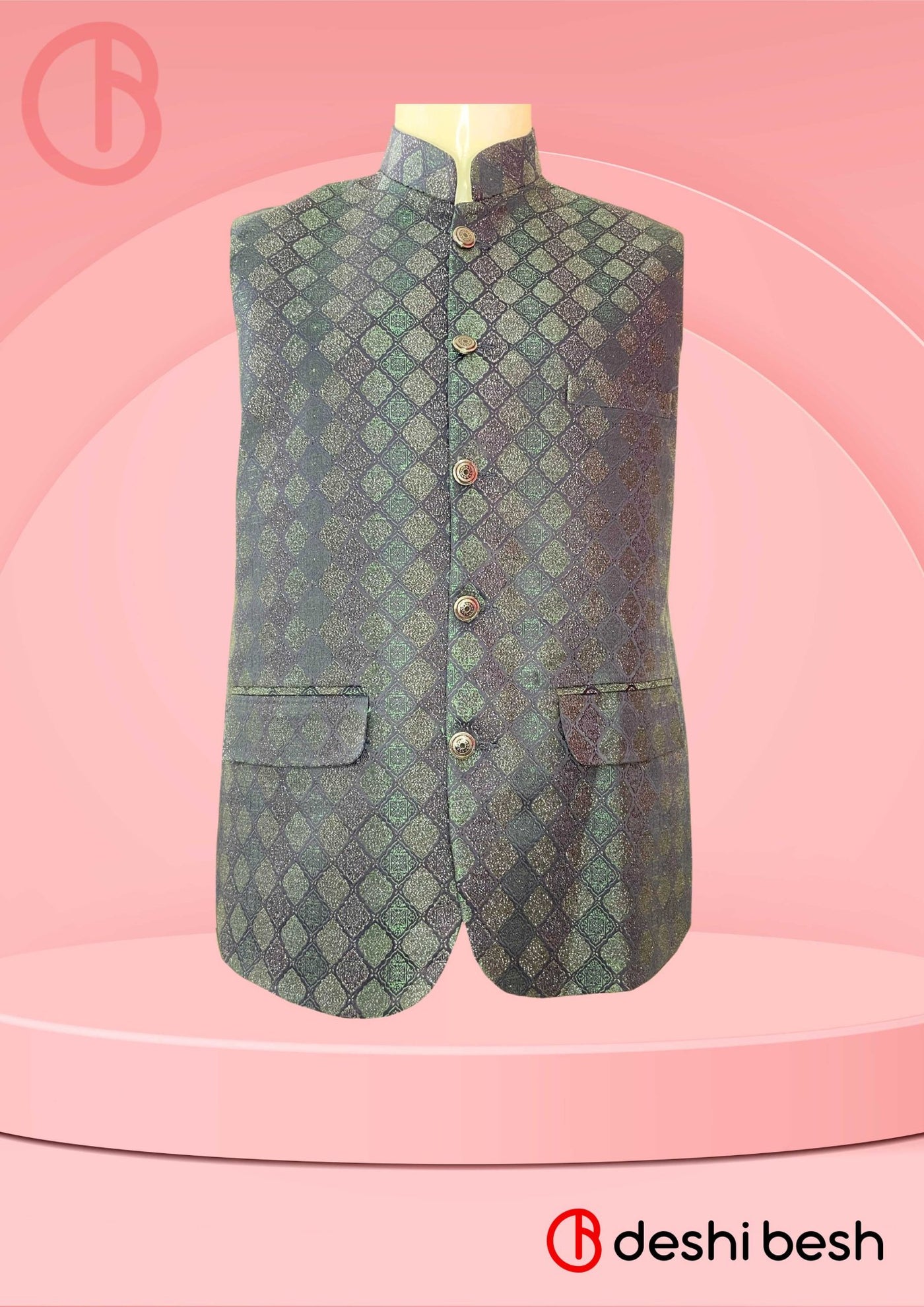 Premium Jacquard Waistcoat - db28725