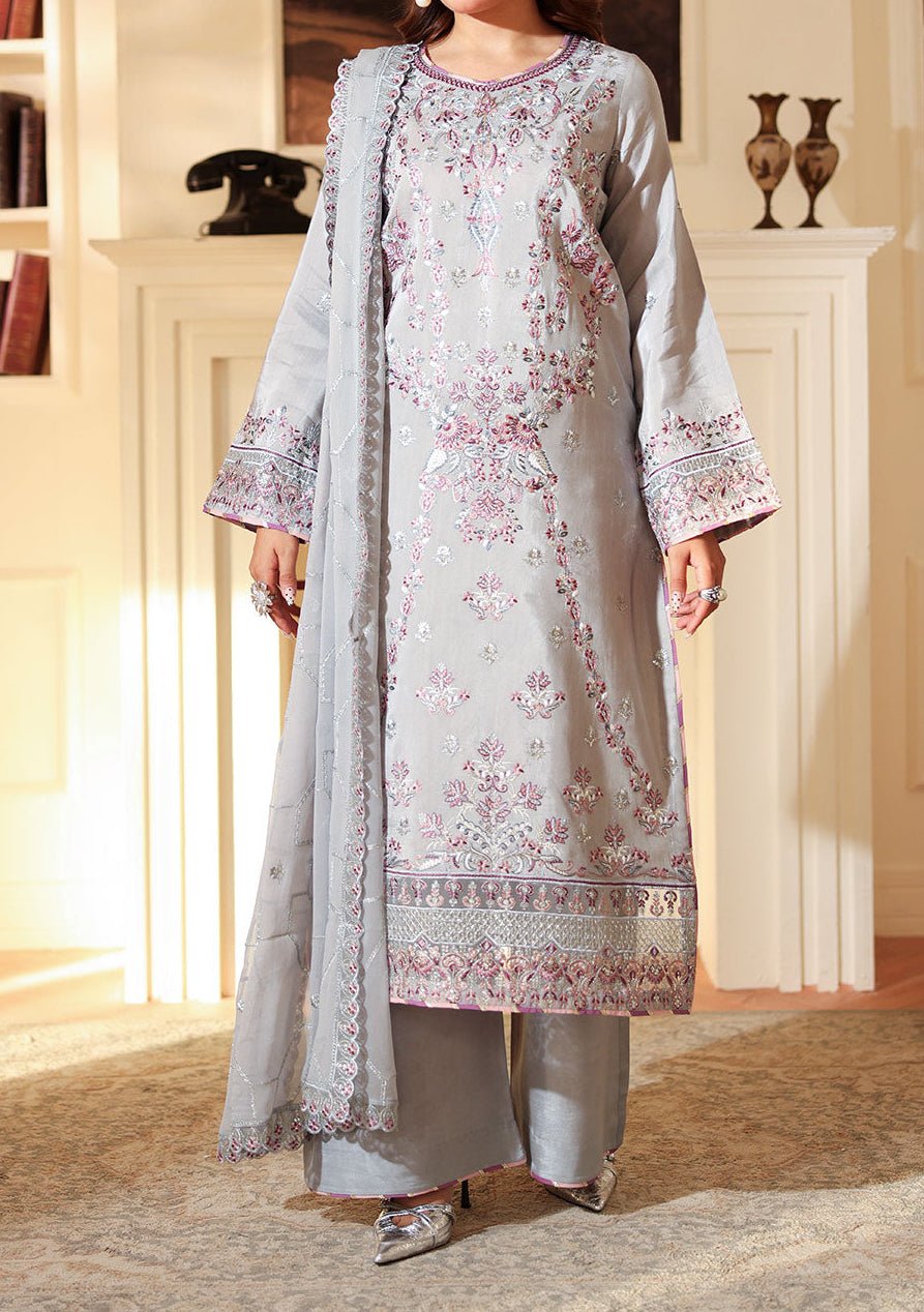 Ramsha Aangan Pakistani Embroidered Silk Dress - db30378
