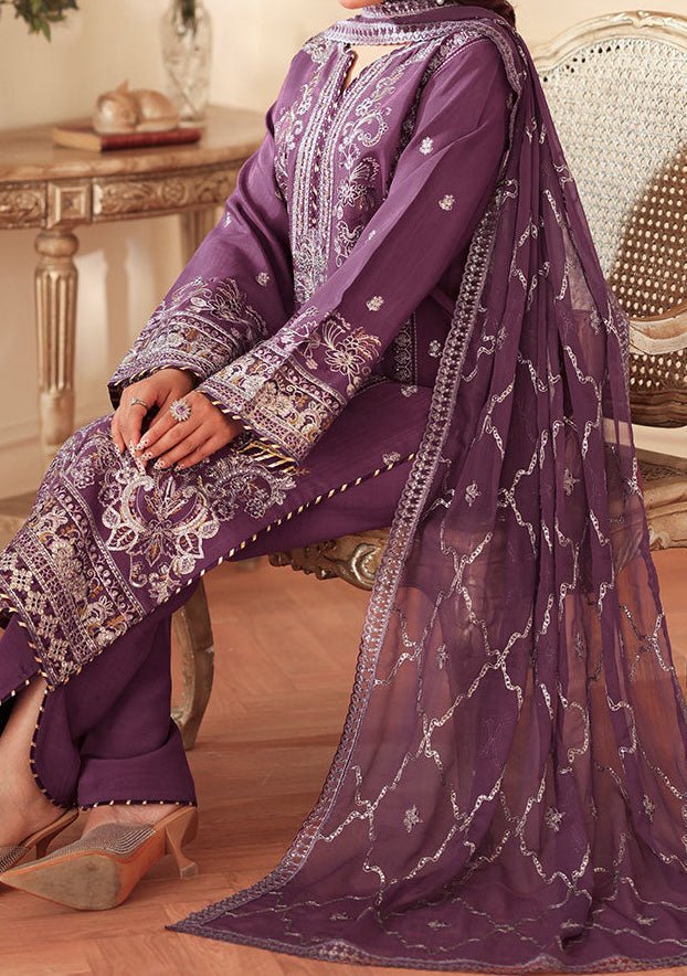 Ramsha Aangan Pakistani Embroidered Silk Dress - db30377