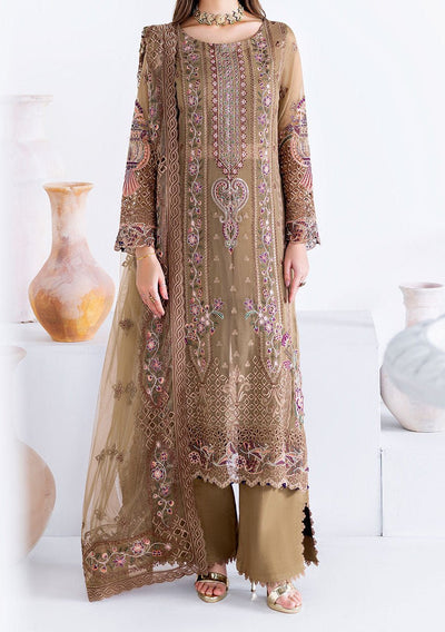Ramsha Arzoo Pakistani Embroidered Chiffon Dress - db29884