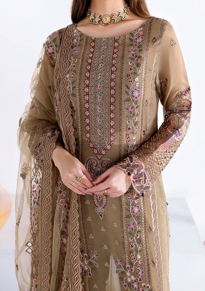 Ramsha Arzoo Pakistani Embroidered Chiffon Dress - db29884