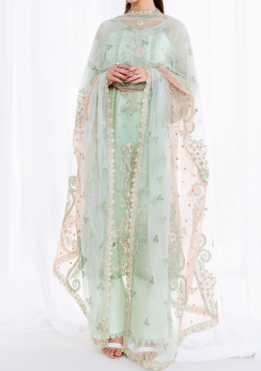 Ramsha Arzoo Pakistani Embroidered Chiffon Dress - db29881