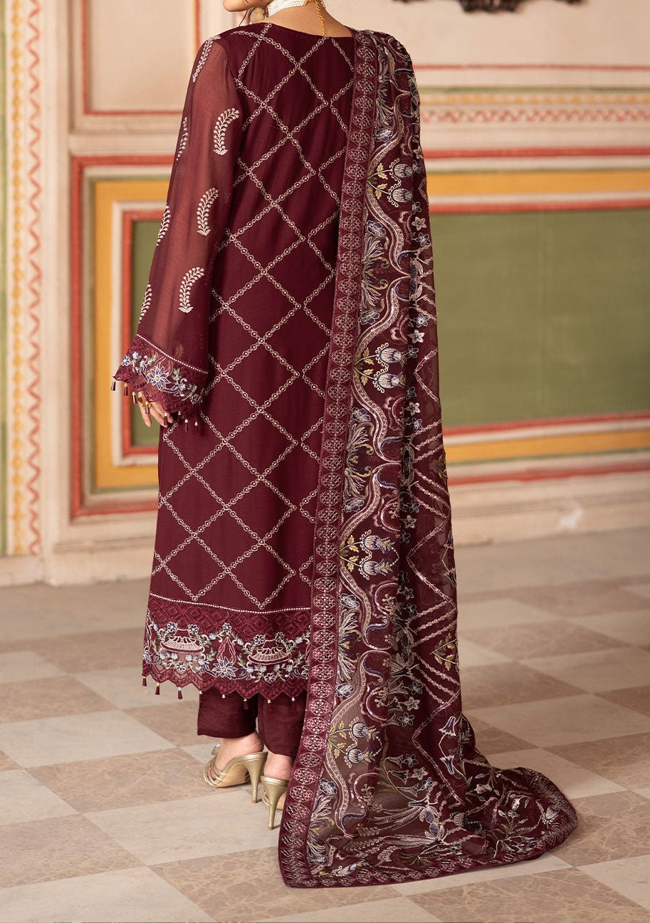 Ramsha Dastan Pakistani Luxury Chiffon Dress - db29136