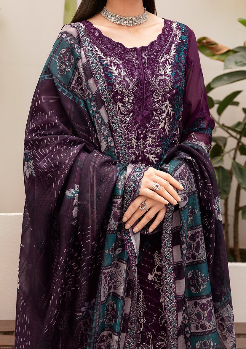 Ramsha Dastan Pakistani Luxury Chiffon Dress - db29023