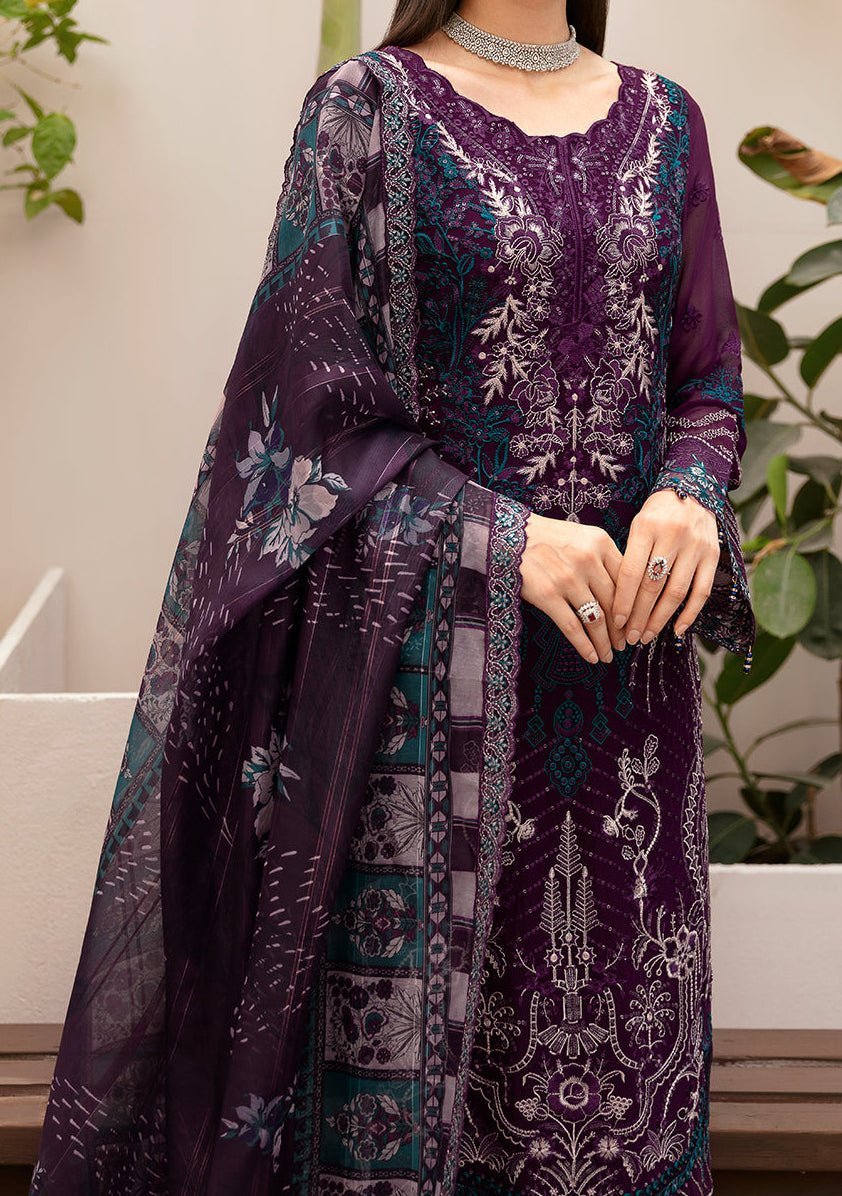 Ramsha Dastan Pakistani Luxury Chiffon Dress - db29023
