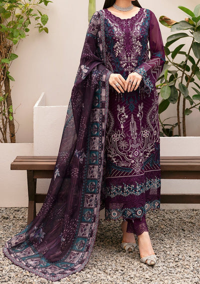 Ramsha Dastan Pakistani Luxury Chiffon Dress - db29023