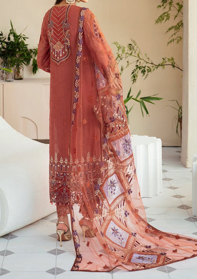 Ramsha Dastoor Pakistani Luxury Chiffon Dress - db27411