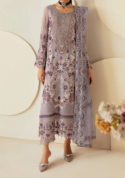 Ramsha Dastoor Pakistani Luxury Chiffon Dress - db27410