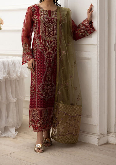 Ramsha Dastoor Pakistani Luxury Organza Dress - db29515