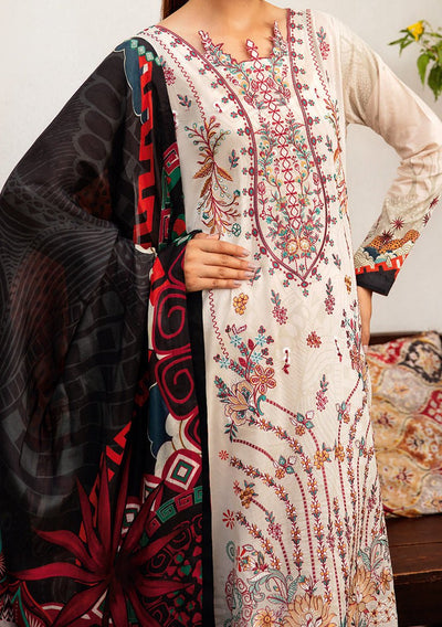 Ramsha Mashaal Embroidered Printed Lawn Dress - db26984