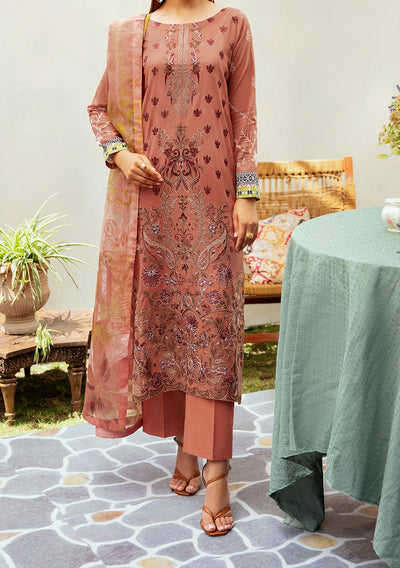 Ramsha Mashaal Embroidered Printed Lawn Dress - db26988