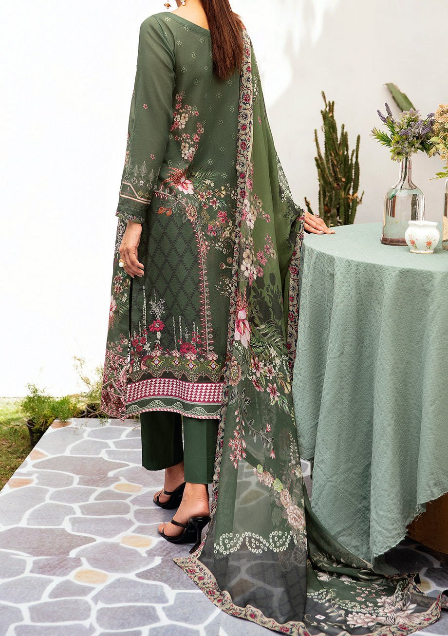 Ramsha Mashaal Embroidered Printed Lawn Dress - db26986