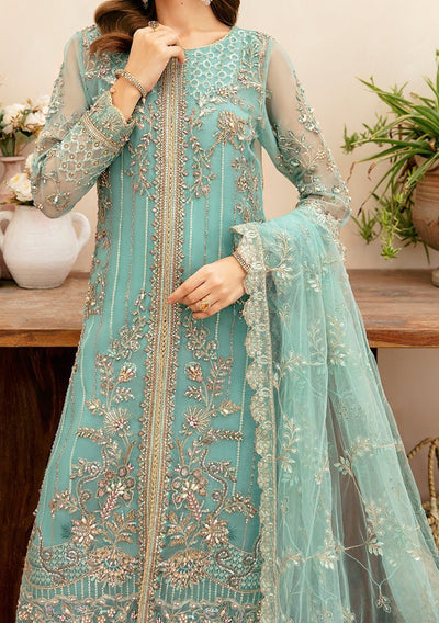 Ramsha Pakistani Luxury Organza Dress - db29112