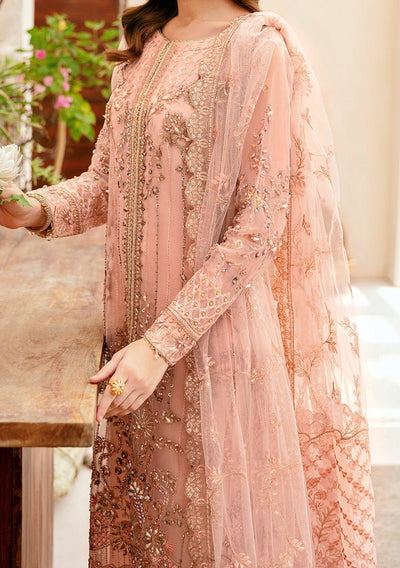 Ramsha Pakistani Luxury Organza Dress - db29111