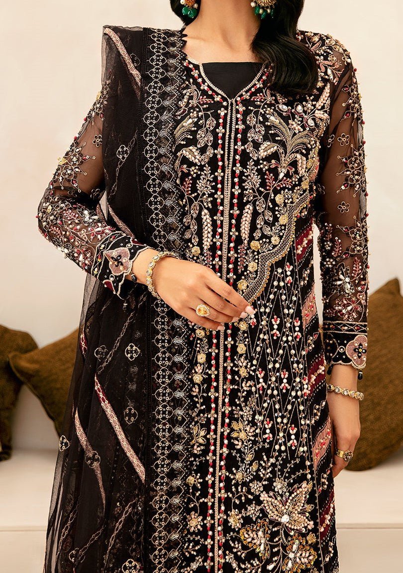 Ramsha Pakistani Luxury Organza Dress - db29110