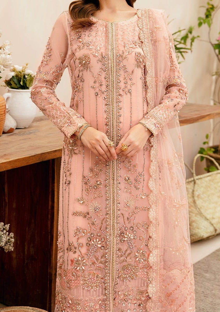 Ramsha Pakistani Luxury Organza Dress - db29111