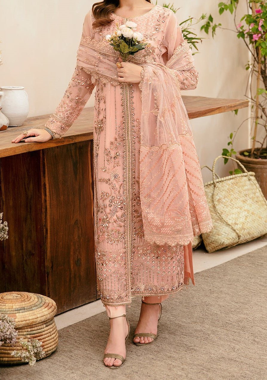 Ramsha Pakistani Luxury Organza Dress - db29111