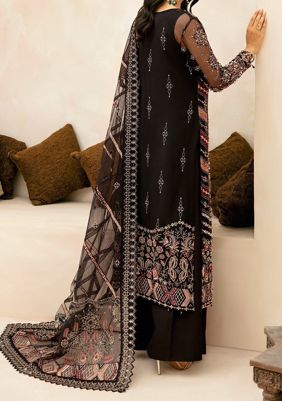 Ramsha Pakistani Luxury Organza Dress - db29110