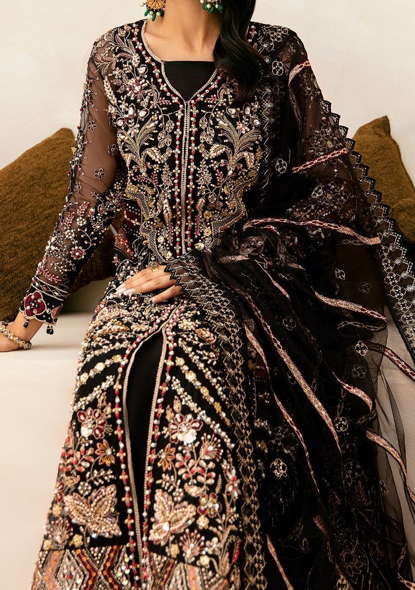 Ramsha Pakistani Luxury Organza Dress - db29110