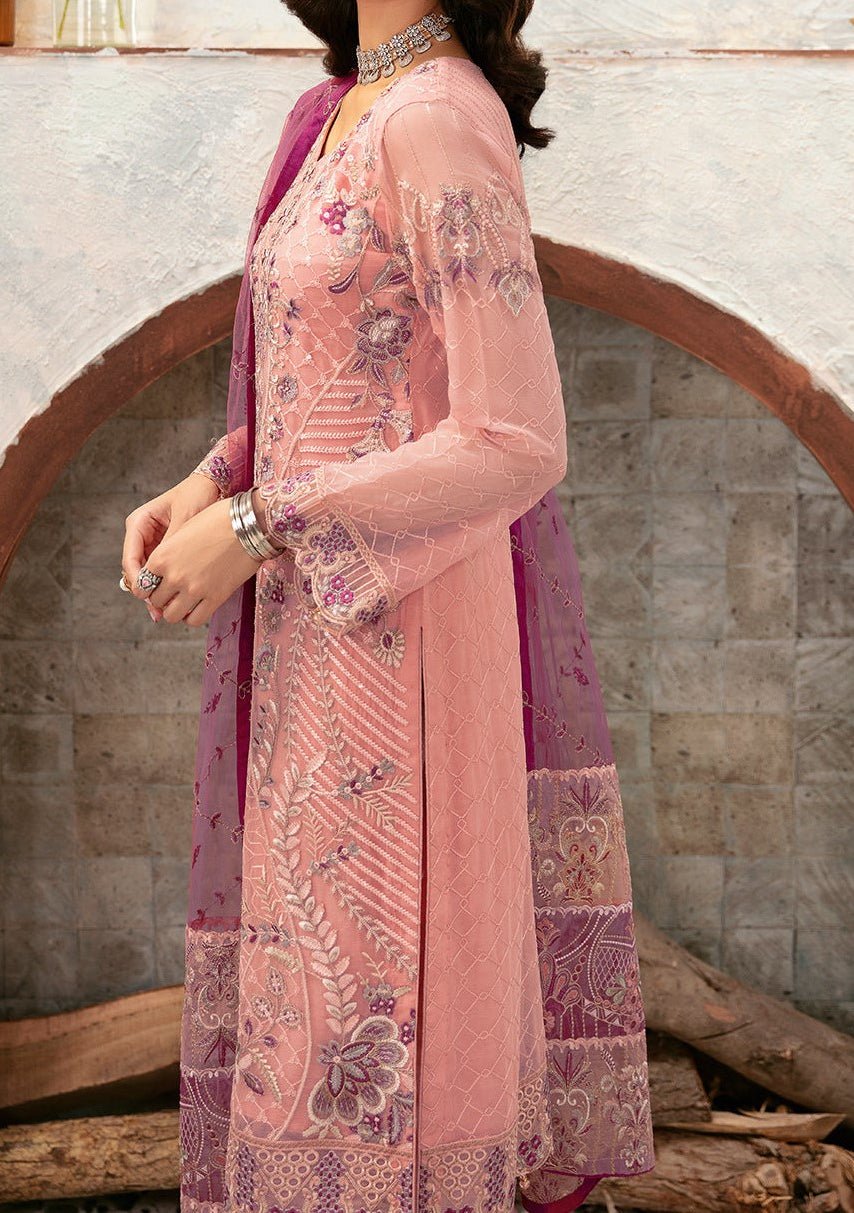 Ramsha Rangoon Pakistani Luxury Chiffon Dress - db26789