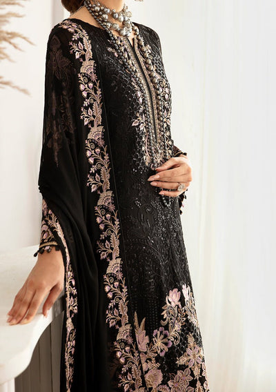 Ramsha Rangoon Pakistani Luxury Chiffon Dress - db28944